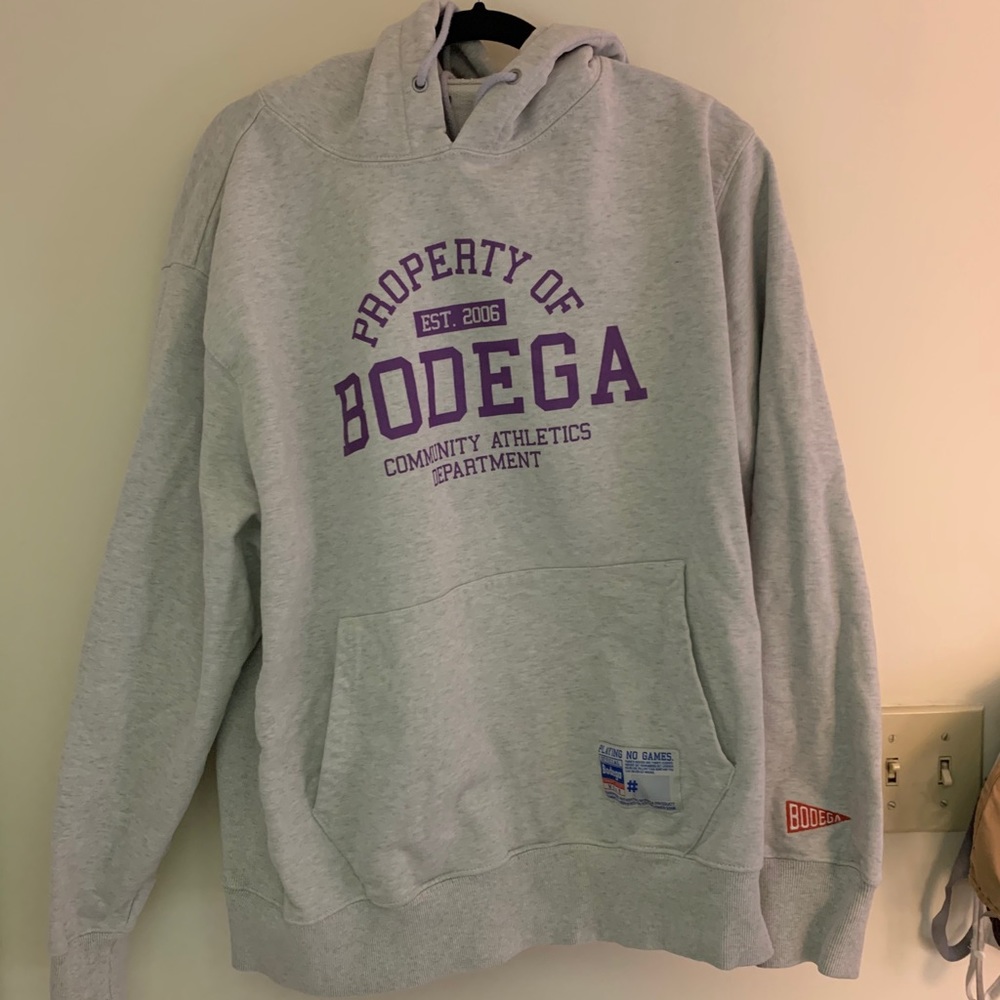 bodega limited edition xxl men’s collegiate hoodie